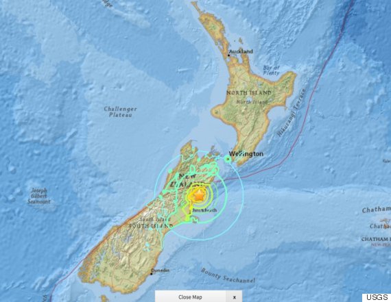 ニュージーランドでM7.8の大地震が発生！首都ウェリントンでも強い揺れ！1.5mの津波も観測！