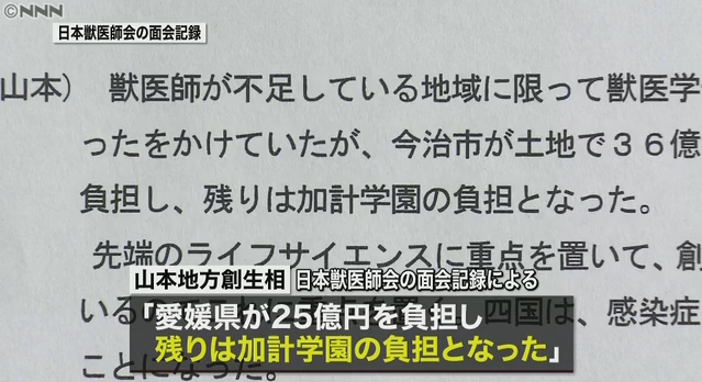 山本幸三担当相、公募の2ヶ月前に「加計に決まった」発言が記された議事録の内容を否定！「（日本獣医師会は）思い込みと混同がある」