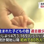 【滅びゆく日本】22年の出生数、ついに初めて80万人を下回る！前年の死亡数や児童の自殺数は過去最多に！→貧困・不景気に加え「殺人ワクチン」によって日本国民の疲弊・弱体化が急速に進行！
